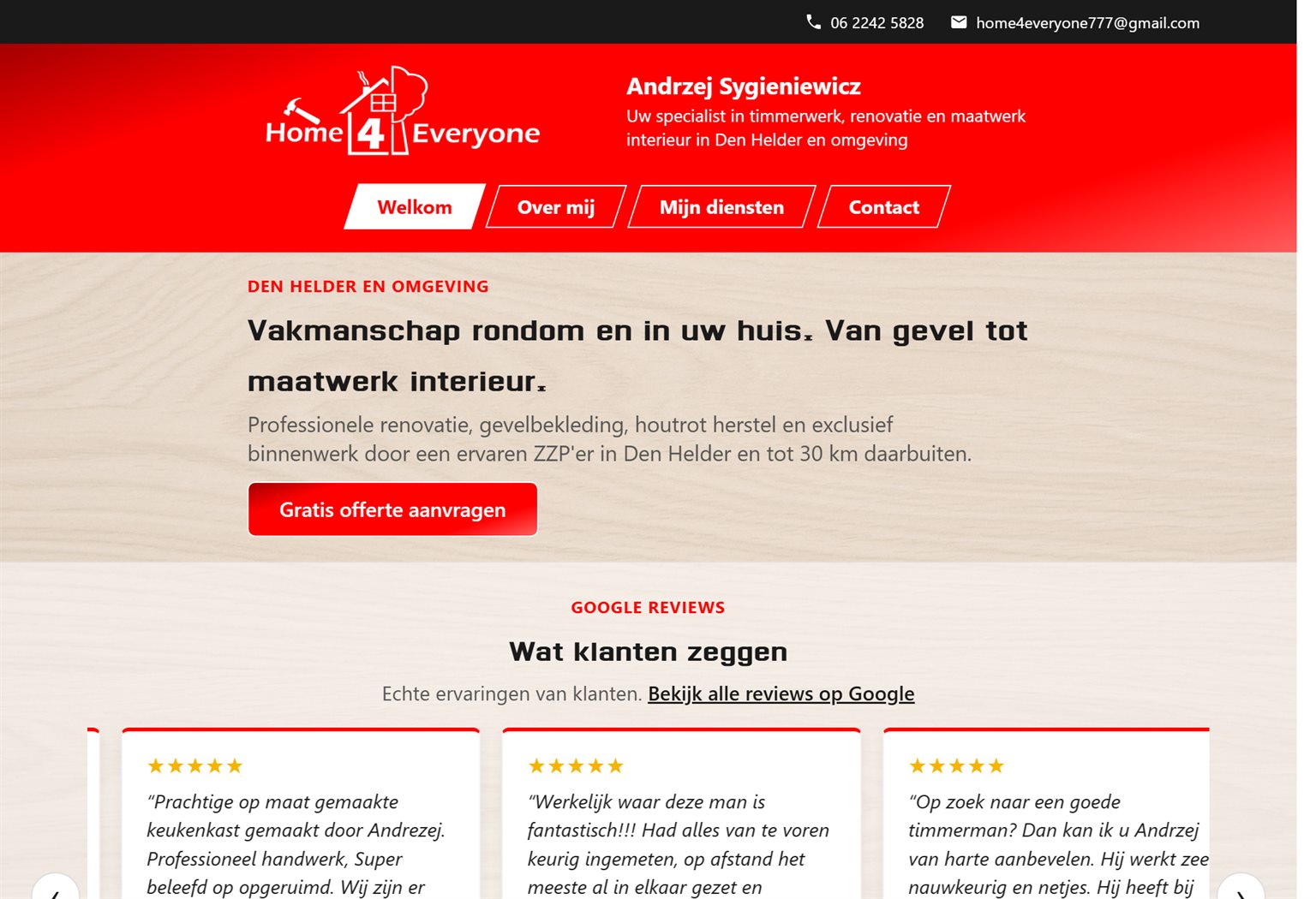 Website Home4Everyone