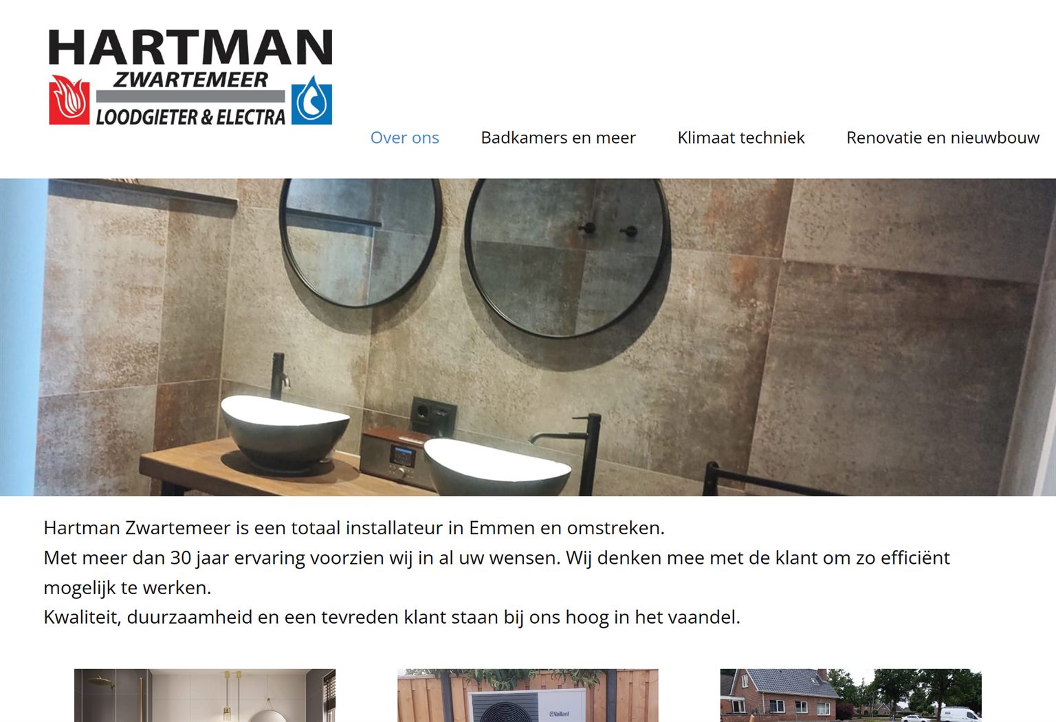 Website Hartman Zwartemeer